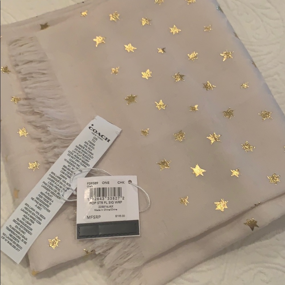 Coach Pop Star Signature Wrap in Chalk